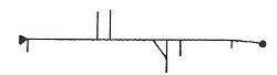 FIG. 136.—Straight-line Diagram, Hampton Court Maze.