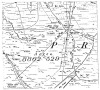 FIG. 46.—The sight-lines at Trowlesworthy, showing high northern azimuths.<br> From the Ordnance map.
