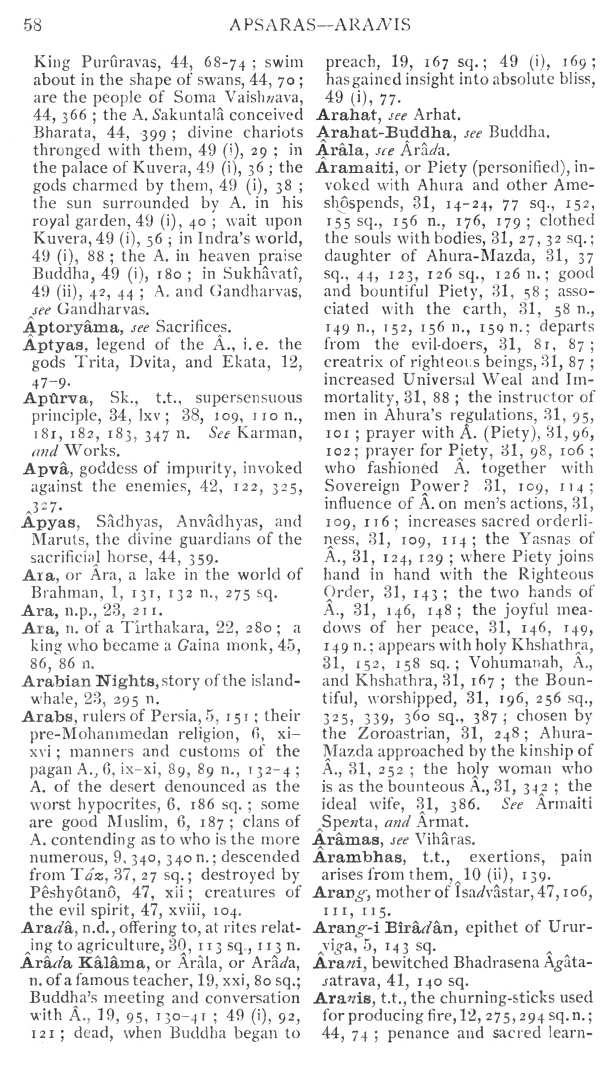Page 58. Apsaras—Aranis