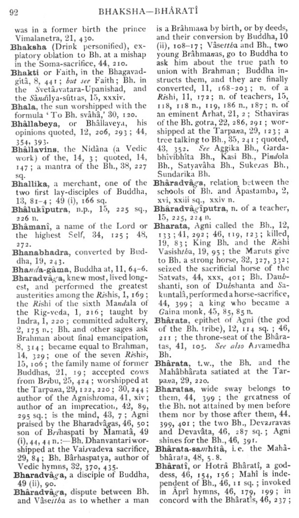 Page 92. Bhaksha—Bharatî