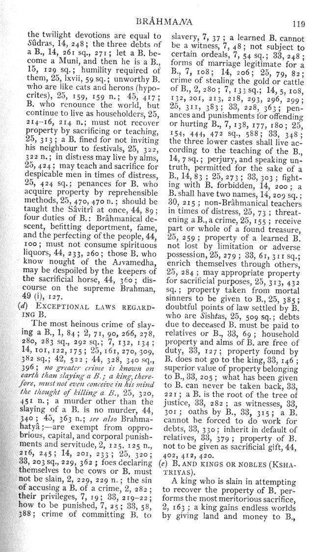 Page 119. Brâhmana