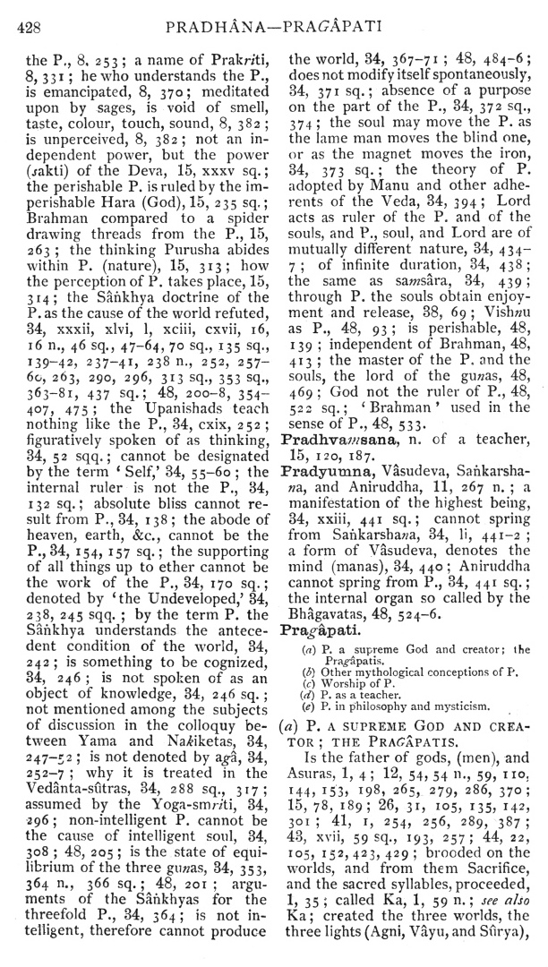 Page 428. Pradhâna—Pragâpati