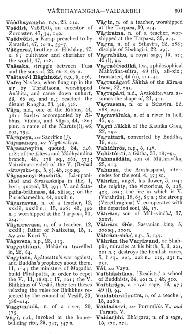 Page 601. Vâêdhayangha—Vaidarbhi