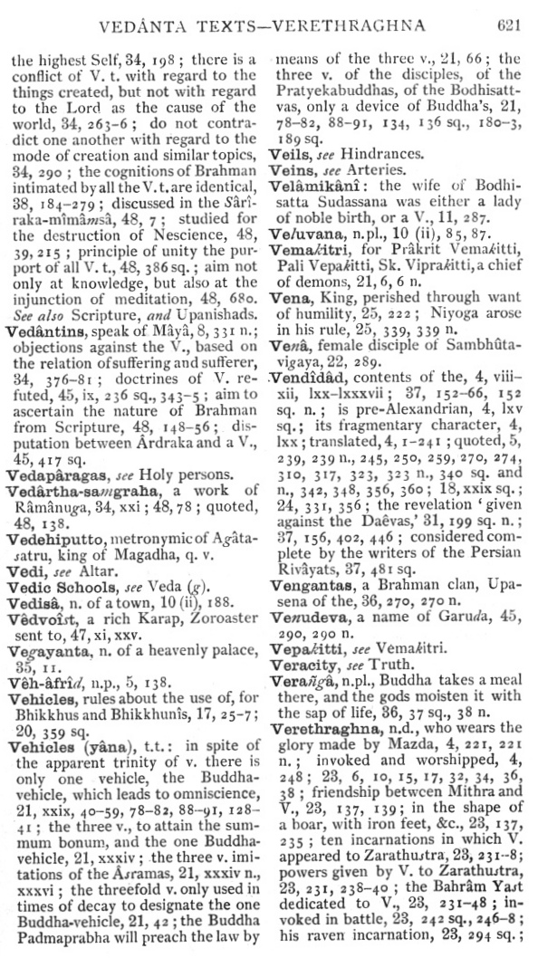 Page 621. Vedânta Texts—Verethraghna