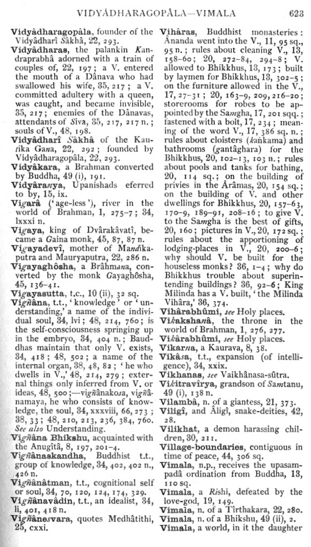 Page 623. Vidyâdharagopâla—Vimala