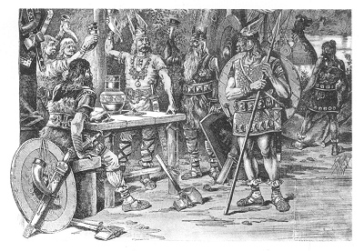 Norsemen Celebrating Their Discovery, p. 202 (Public Domain Image)